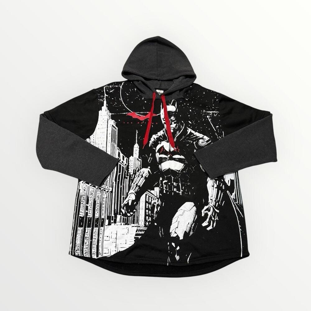 Batman DC All Over Print Hoodie XL Men’s